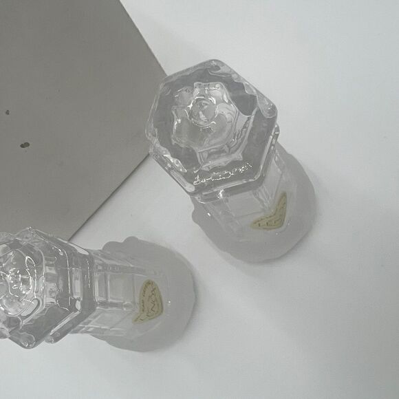 Lenox Crystal Lighthouse Salt and Pepper Shakers with Box - Picture 4 of 7